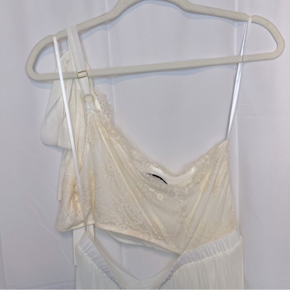 Rya Collection Women's SZ L Anniversary Lace Cutout One-Shoulder Chemise NWT - Picture 3 of 8